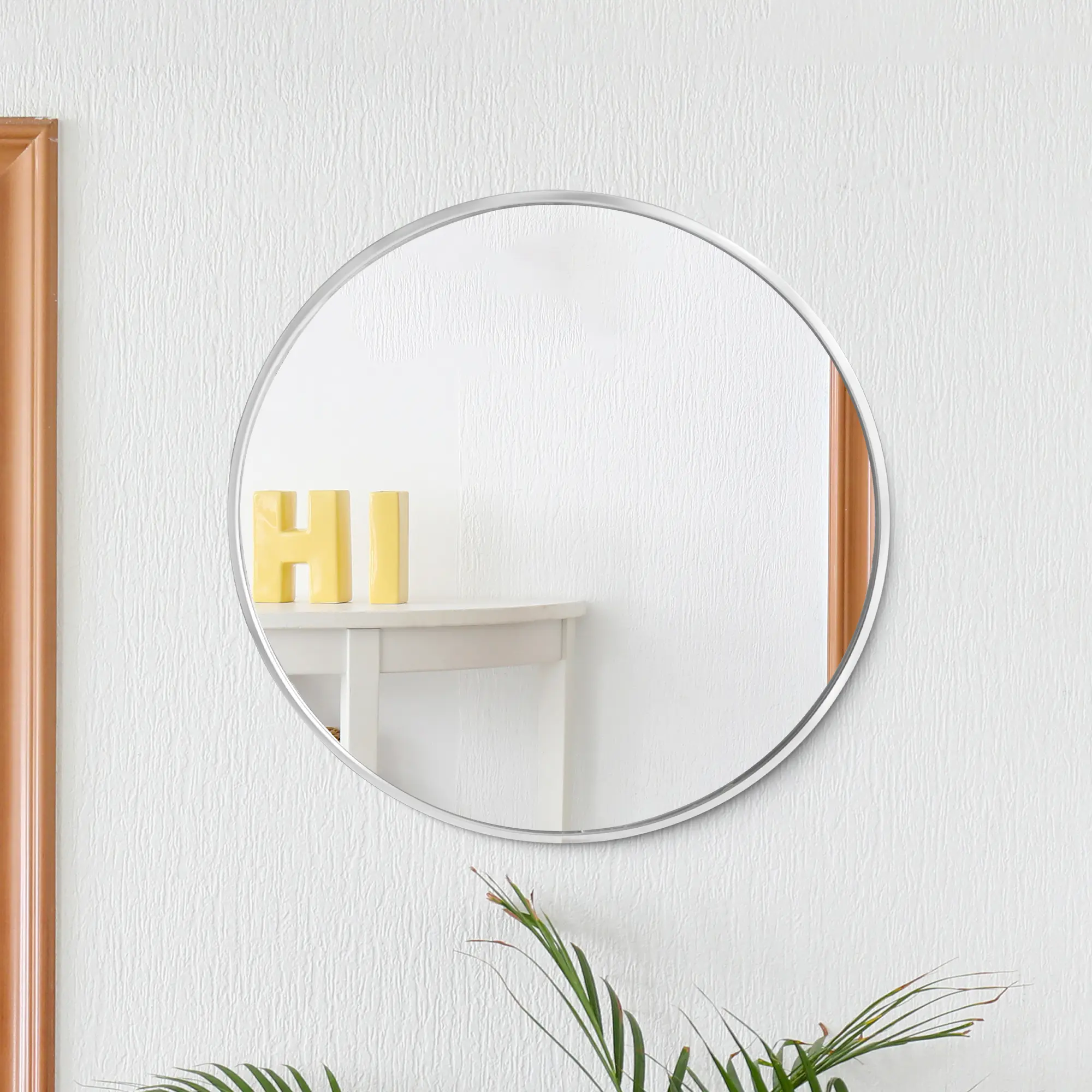 Aluminum Framed Mirror - View 1